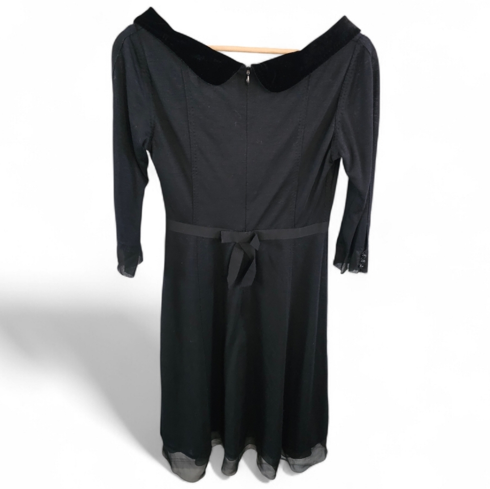 LOUIS VUITTO BLACK COCKTAIL DRESS SIZE‎ 38 US SMALL - Picture 2 of 2